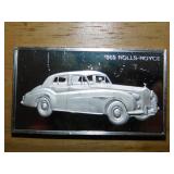 1959 Roll-Royce 1000 grain sterling ingot