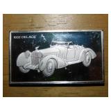 1932 Delage 1000 grain sterling ingot