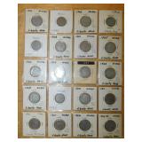 (20) V-Nickels (1901-1912)