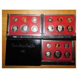 (3) 1981 U.S. Proof sets