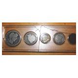 U.S. Barber coin set-Indian Head penny