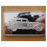 1930 Isotta Fraschini 1000 grain sterling ingot