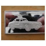 1954 Mercedes-Benz 1000 grain sterling ingot
