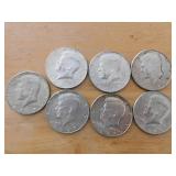 (7) 1967 Half Dollar