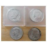 (4) 1966 Half Dollar
