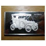 1909 White 1000 grain sterling ingot