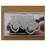 1895 Panhard-Levassor 1000 grain sterling ingot