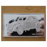 1949 Citroen 1000 grain sterling ingot