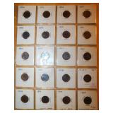 (20) Indian Head pennies (84,1894-1900)
