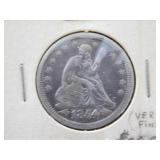 1854 Seated Liberty Quarter