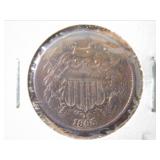 1865 2 Cent Piece