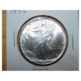 1994 Silver Eagle Dollar