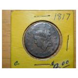 1817 Large one cent