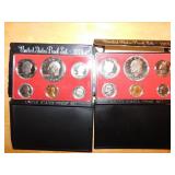 (2) 1974 U.S. Proof set