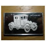 1912 Cadillac 1000 grain sterling ingot