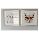 FOUR (4) FRAMED PRINTS