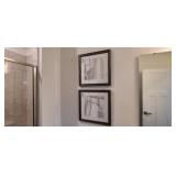 TWO (2) FRAMED PRINTS