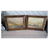 TWO (2) FRAMED PAINTINGS