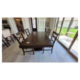 5PC DINING TABLE & CHAIRS