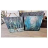 TWO (2) CANVAS PRINTS