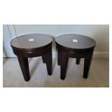 TWO (2) END TABLES