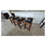 FOUR (4) STOOLS