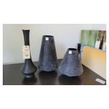 3PC VASES