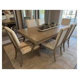 7PC DINING TABLE & CHAIRS