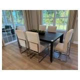 7PC DINING TABLE & CHAIRS