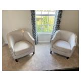 2PC BARREL CHAIRS