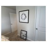 2PC ASSORTED FRAMED PRINTS