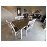 7PC DINING TABLE & CHAIRS