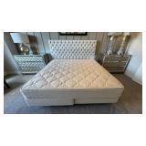 5PC KING HEADBOARD & MATTRESS SET