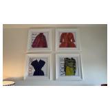 4PC FRAMED PRINTS