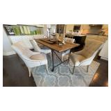 7PC DINING TABLE & CHAIRS