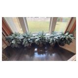 5PC FAUX FLOOR PLANTS