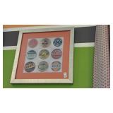 4PC ASSORTED FRAMED PRINTS