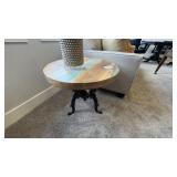 2PC ADJUSTABLE-HEIGHT SIDE TABLES