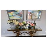 8PC FAUX FLORALS