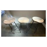 3PC BAR STOOLS
