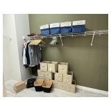 ASSORTED CLOSET ITEMS