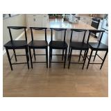 5PC COUNTER STOOLS