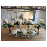 7PC FAUX FLORALS