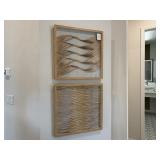 2PC FRAMED WALL ART