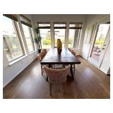7PC DINING TABLE & 6PC CHAIRS