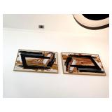 2PC LARGE FRAMED CANVASES