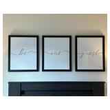 3PC FRAMED PRINTS