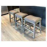 3PC COUNTER STOOLS