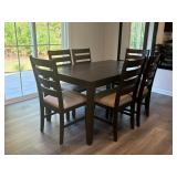 7PC DINING TABLE AND CHAIRS