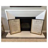 2PC FRAMED WALL ART